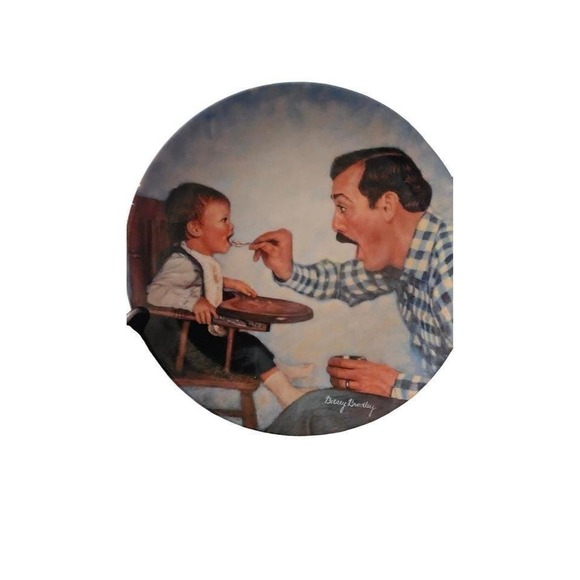 Betsy Bradley Vintage Open Wide 1984 Plate First Issue A Fathers Love Series - Picture 3 of 3